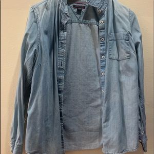TOMMY HILFIGER DENIM SHIRT WOMANS